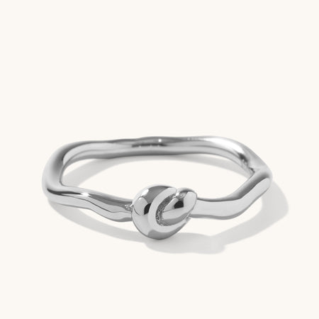 Eternity Knot Ring Silver